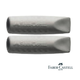 [45826] BUSTA 2 GOMMINI SALVAPUNTA GRIP 2001 FABER CASTELL