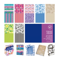[91566] BUSTA 7 FG CARTA SCRAPBOOKING 30,5X30,5CM ASS. PROVENZALE DECO