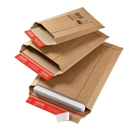 [93675] Busta a sacco in cartone A4 215x300x50mm con chiusura autoadesiva