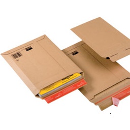 [56506] BUSTA A SACCO IN CARTONE A4+ 235X340X35MM ADESIVO PERM.