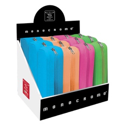 [81314] Bustina silicone Soft Touch 80x200x60mm colori assortiti fluo Monocromo Pigna