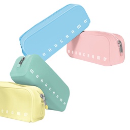 [89126] Bustina silicone Soft Touch 80x200x60mm colori assortiti pastel Monocromo Pigna