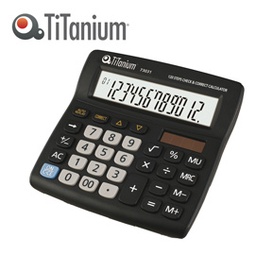 [73031] CALCOLATRICE DA TAVOLO 12 CIFRE 73031 TiTanium