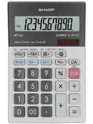 [SHAELM711GGY] CALCOLATRICE DA TAVOLO EL M711GGY SHARP 10CIFRE