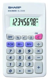 [SHAEL233SB] CALCOLATRICE EL 233SB 8 CIFRE TASCABILE SHARP