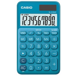 [82859] Calcolatrice tascabile SL-310UC blu CASIO