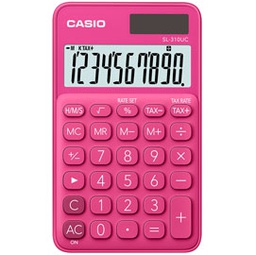 [82862] Calcolatrice tascabile SL-310UC rosso CASIO