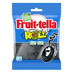 [93300] Caramelle gommose Fruit-tella Liquirizie Roll f.to pocket 90gr