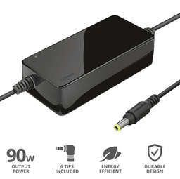 [93718] Caricabatterie Universale per laptop fino a 90W - Primo Trust