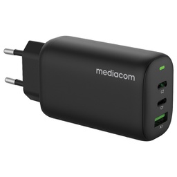 [95787] Caricatore da muro 65W porta USB Type-C bianco Mediacom