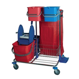 [95310] Carrello cromato per pulizie Star 2