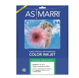 [28665] Carta a trasferimento termico inkjet A4 10Fg per tessuti chiari 8200 ASMarri