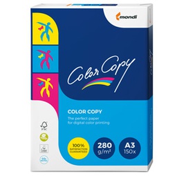 [71489] CARTA BIANCA COLOR COPY A3 297x420mm 280gr 150fg MONDI