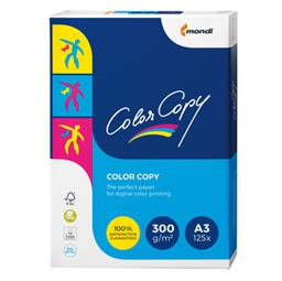 [71490] CARTA BIANCA COLOR COPY A3 297x420mm 300gr 125fg MONDI