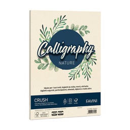 [94647] Carta Calligraphy Nature CRUSH A4 50fg 200gr alga FAVINI