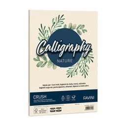 [94645] Carta Calligraphy Nature CRUSH A4 50fg 90gr alga FAVINI