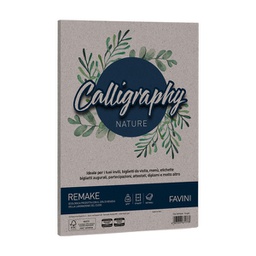 [94644] Carta Calligraphy Nature REMAKE A4 50fg 120gr scoglio FAVINI