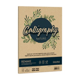 [94643] Carta Calligraphy Nature REMAKE A4 50fg 120gr spiaggia FAVINI