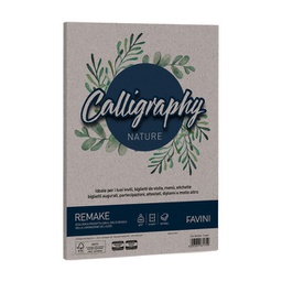 [94640] Carta Calligraphy Nature REMAKE A4 50fg 250gr scoglio FAVINI
