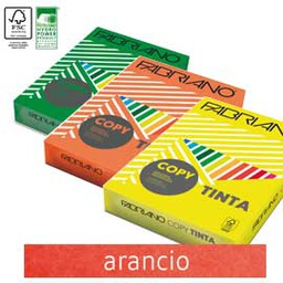 [68440] Carta Fabriano Colore A3 160gr 125fg col.forti arancio