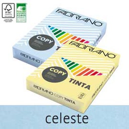 [68442] CARTA COPY TINTA A3 160gr 125fg col.tenui CELESTE FABRIANO
