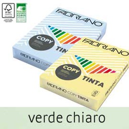 [68445] CARTA COPY TINTA A3 160gr 125fg col.tenui VERDE CHIARO FABRIANO