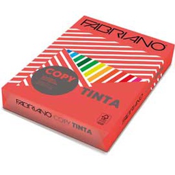 [57175] FabrianoColore A3 80GR 250FG COL.FORTI ROSSO