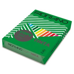 [57172] Carta Fabriano Colore A3 80GR 250FG COL.FORTI VERDE