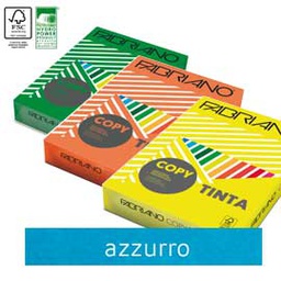 [57164] FabrianoColore A4 80GR 500FG COL.FORTI AZZURRO