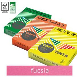 [57169] FabrianoColore A4 80GR 500FG COL.FORTI FUXIA