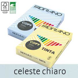 [57187] Carta Fabriano Colore A4 80GR 500FG COL.TENUE CELESTE CHIARO
