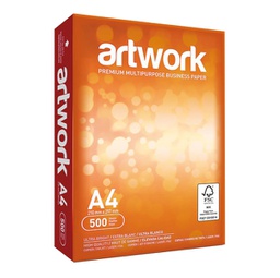 [93933D] Carta da fotocopie A4 75gr 500fg Bianca Art Work (drop max 25 risme)