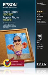 [EPSS042538] CARTA FOTOGRAFICA LUCIDA GOOD 20fg 200gr 210x297mm A4 EPSON