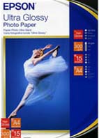 [EPSS041927] CARTA FOTOGRAFICA LUCIDA ULTRA 15fg 210x297mm A4 300gr EPSON