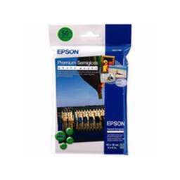 [EPSS041765] CARTA FOTOGRAFICA SEMILUCIDA PREMIUM 50fg 251gr 10x15cm (4x6'') EPSON