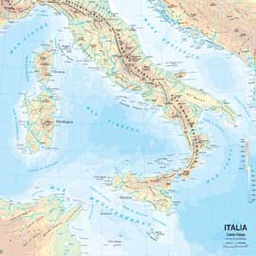 [56948] CARTA GEOGRAFICA SCOLASTICA MURALE ITALIA BELLETTI