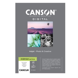 [94658] Carta InkJet EVERYDAY A4 50fg 170gr Matt Double Side Canson