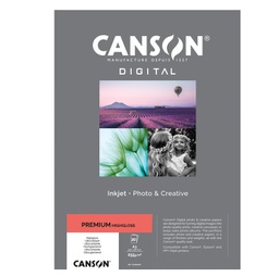 [94663] Carta InkJet PREMIUM A3 20fg 255gr HightGloss RC Canson