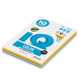 [71515] Carta IQ COLOR A4 210x297mm 160gr 100fg mix 5 colori forti RB02 MONDI