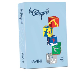 [63331] Carta LECIRQUE A3 80gr 500fg azzurro pastello 106 FAVINI