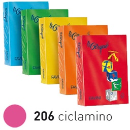 [32915] Carta LECIRQUE A4 160gr 250fg ciclamino 206 FAVINI
