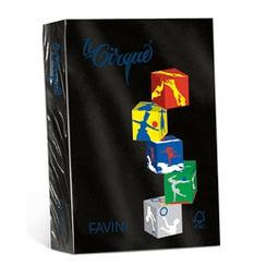 [85817] Carta LECIRQUE A4 160gr 250fg nero 400 FAVINI