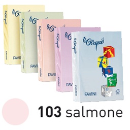 [32857] Carta LECIRQUE A4 80gr 500fg salmone pastello 103 FAVINI