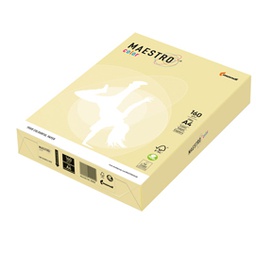 [71498] CARTA MAESTRO COLOR A4 210x297mm 160gr 250fg GIALLO TENUE YE23 MONDI