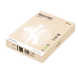 [71493] CARTA MAESTRO COLOR A4 210x297mm 80gr 500fg AVORIO/CREMA TENUE CR20 MONDI