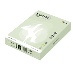 [71496] CARTA MAESTRO COLOR A4 210x297mm 80gr 500fg VERDE TENUE GN27 MONDI