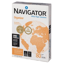 [88501] CARTA NAVIGATOR organizer 4 Fori A4 80gr 500FG 210X297mm