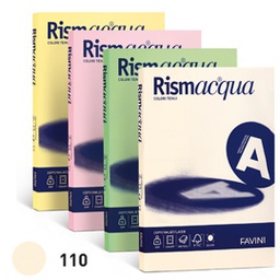[40275] Carta RISMACQUA 200gr A4 125fg avorio 110 FAVINI