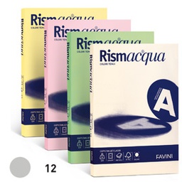 [50601] Carta RISMACQUA SMALL A4 200gr 50fg ghiaccio 12 FAVINI