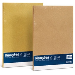 [50605] CARTA RISMA FIELD RICICLATA A4 90GR 100FG NOCCIOLA